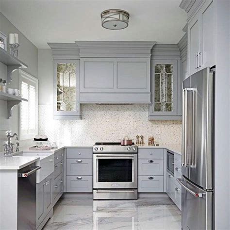 grey kitchen cabinets